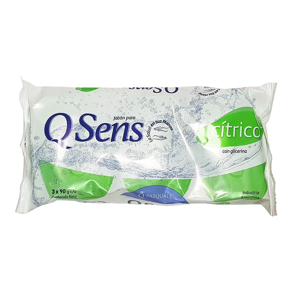 JABON QSENS CITRICA X 3 U.